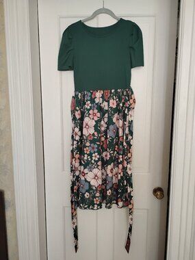 Shein Floral Fit and Flare Dress